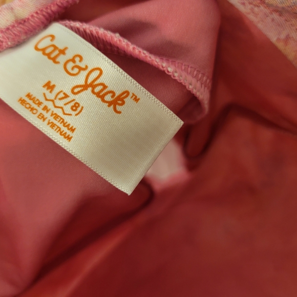 Cat & Jack Pink Tie-Dye Long Sleeve Leotard - Picture 3 of 3